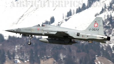 Photo ID 318 by James Shelbourn. Switzerland Air Force Northrop F 5E Tiger II, J 3077